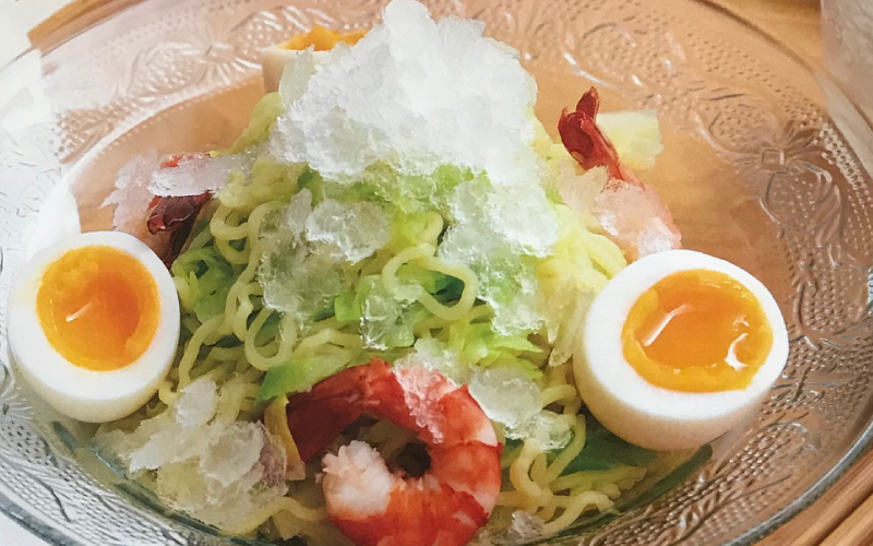 レモン氷ダレの冷やし中華 料理写真